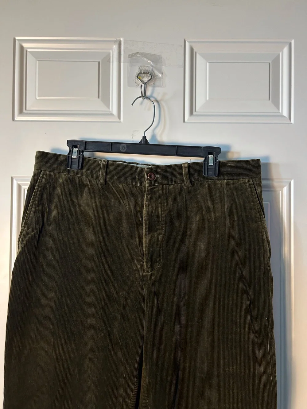 Polo by Ralph Lauren Men's Olive Green Corduroy Pants Straight Leg Classic